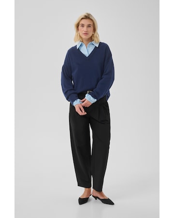 My Essential Wardrobe Sweter 'Jola' w kolorze niebieski