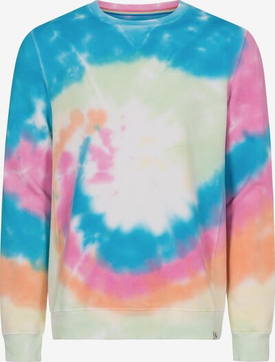 COLOURS & SONS Sweatshirt Tony in türkis / grün / orange / pink, Produktansicht