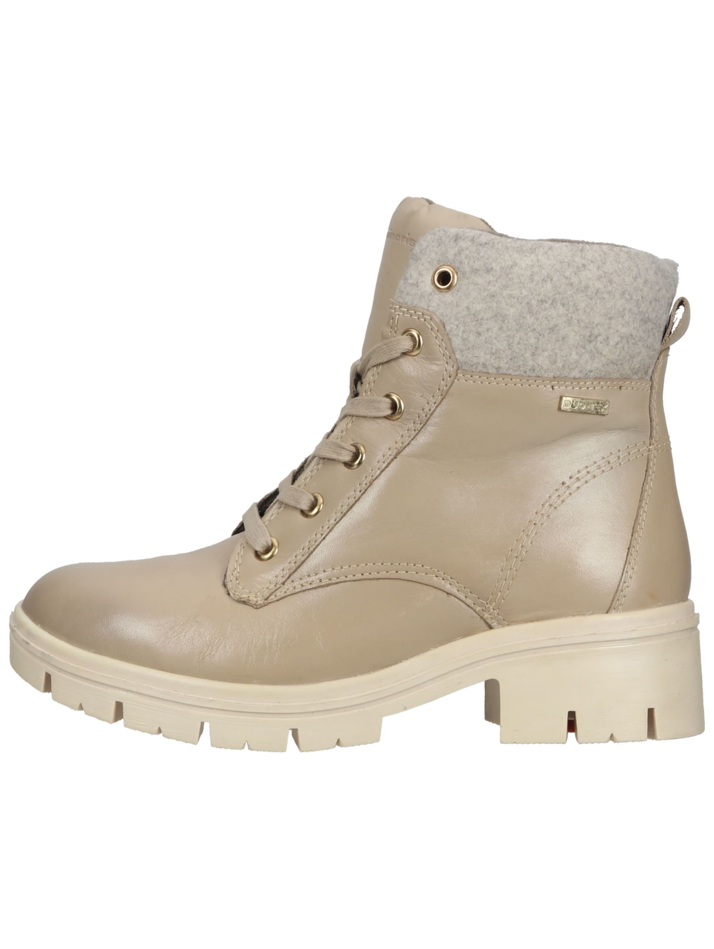 Tamaris Schnürstiefelette in Beige