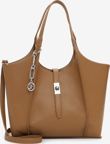 Suri Frey Shopper 'Daggy' in Bruin: voorkant