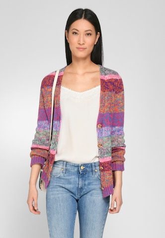 Cardigan include en mélange de couleurs : devant