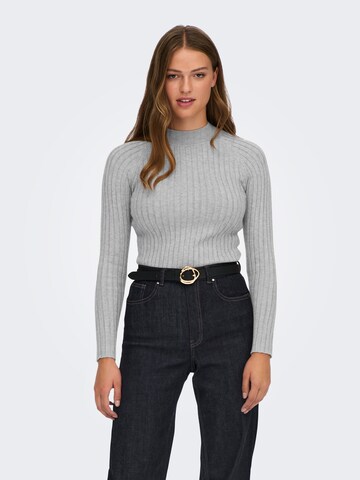 JDY Pullover 'JDYMAGDA' in Grau: Vorderseite