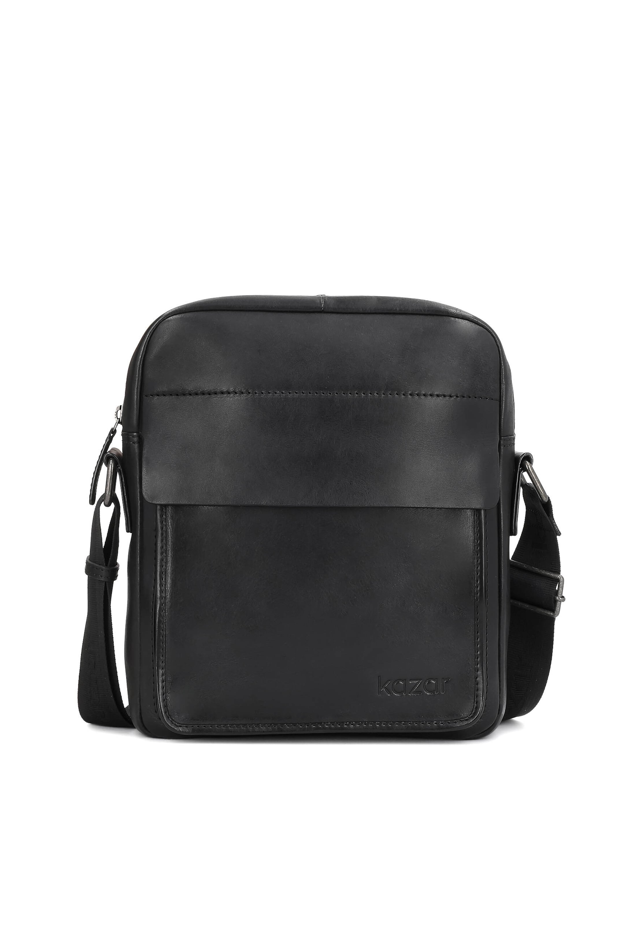 Sac à bandoulière Kazar en noir : devant