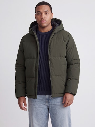 Jack & Jones Plus Zimná bunda 'JJGALAXY' - Zelená: predná strana