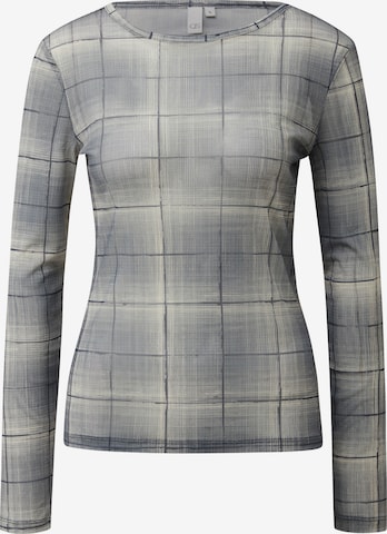 QS Shirt in Grau: Vorderseite
