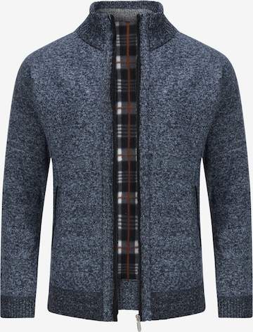 Youthup Knit Cardigan in Blue: front