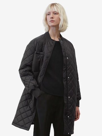 Marc O'Polo Between-Seasons Coat in Black: front