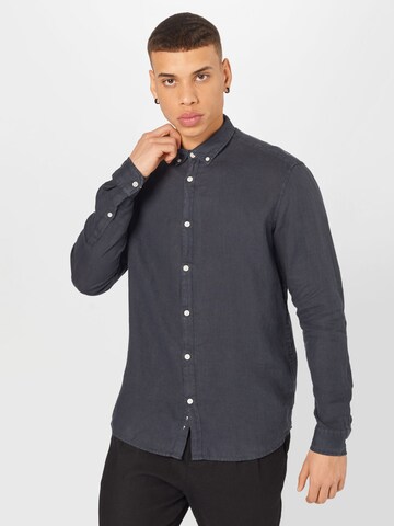 ESPRIT Regular fit Overhemd in Blauw: voorkant