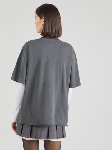 OH APRIL Oversized shirt 'Rose' in Grey