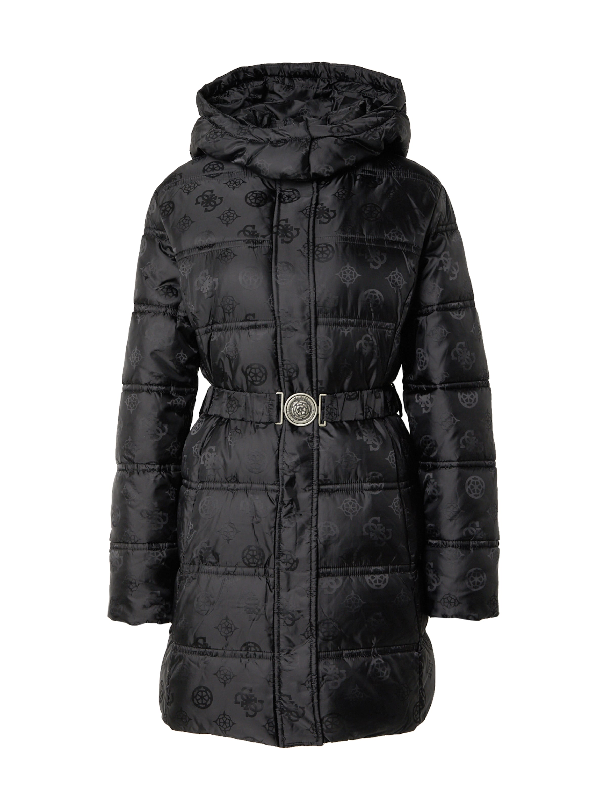 GUESS Winterjas &#x27;IMMA&#x27; in Zwart: voorkant