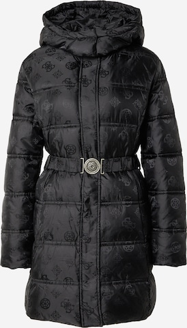 GUESSZimska jakna 'IMMA' - crna boja: prednji dio