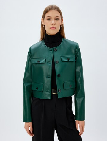 Koton Between-season jacket in Green: front