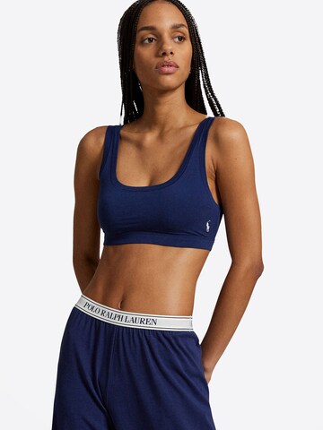 Polo Ralph Lauren Bustier BH 'Club Cotton' in Blauw: voorkant