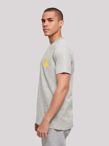 F4NT4STIC Shirt 'Yellow Rubber Duck' in Grey