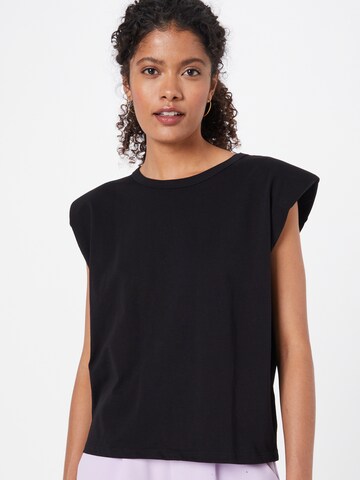 Gina Tricot - Top 'Fran' en negro: frente