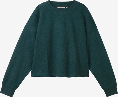 TOM TAILOR DENIM Sweatshirt in dunkelgrün, Produktansicht