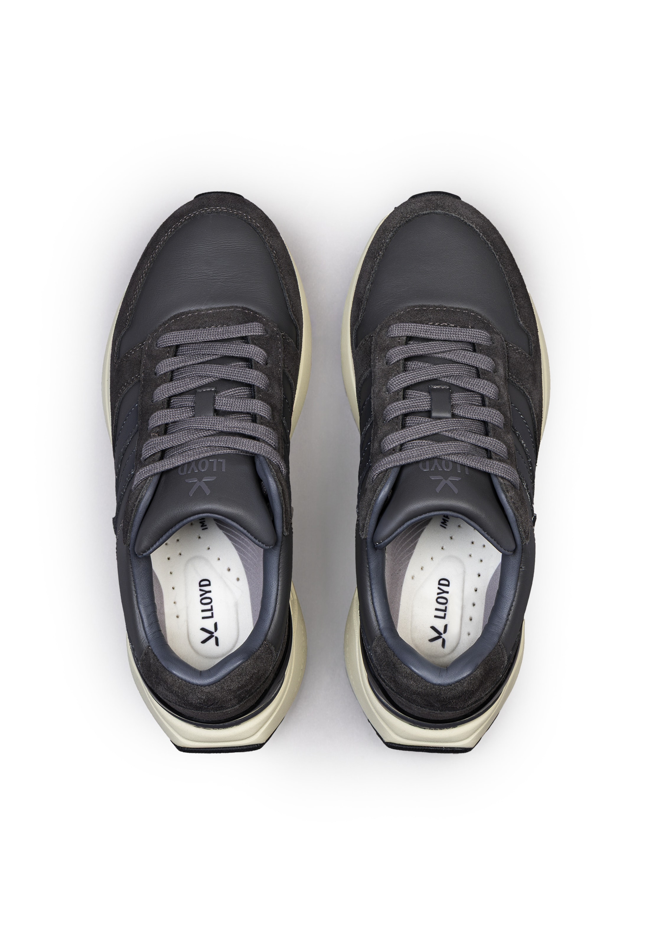 LLOYD Sneaker TEMPO WAVE in Grau: oben