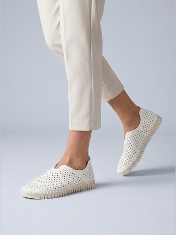 Slip on 'Tulip' ILSE JACOBSEN en blanc : devant