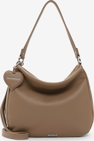 Emily & Noah Schoudertas 'Enie' in Grijs: voorkant