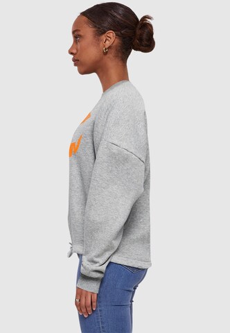 ABSOLUTE CULT Sweatshirt 'Halloween - Pumpkin Face' in Grey