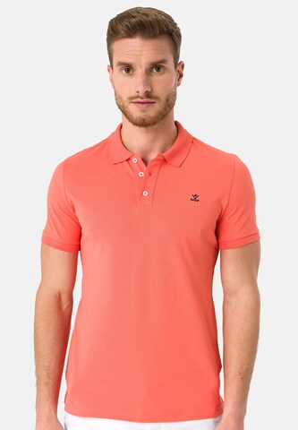 Sir Raymond Tailor Poloshirt 'Wheaton' in Orange: Vorderseite