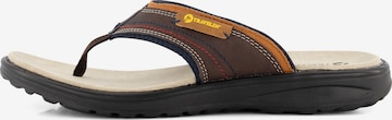 Travelin T-Bar Sandals in Brown