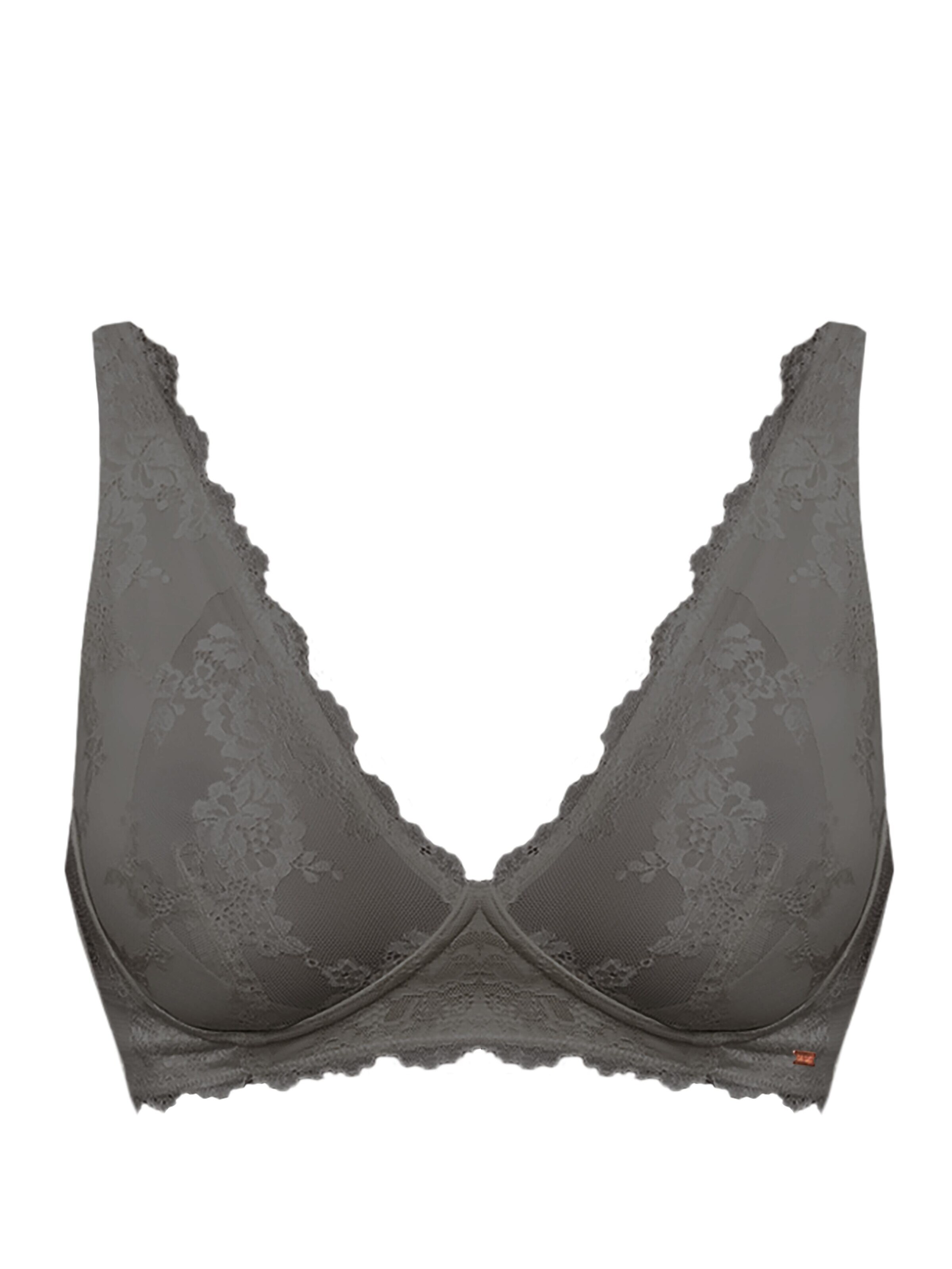 Royal Lounge Intimates - Soutien Bustier Soutien 'Royal Dream' em cinzento: frente