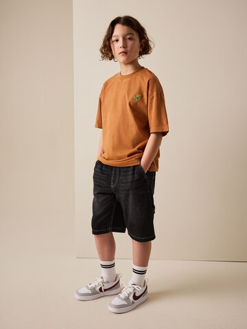 T-Shirt Next en marron : devant