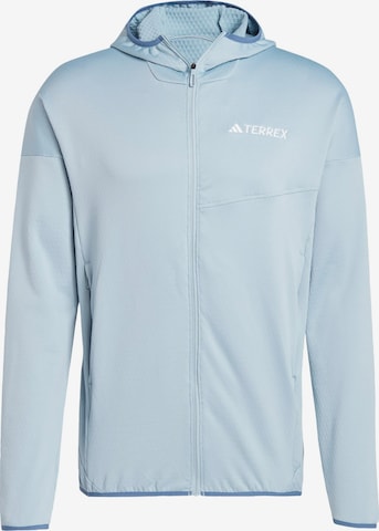 ADIDAS TERREX - Chaqueta polar funcional 'Xperior' en azul: frente