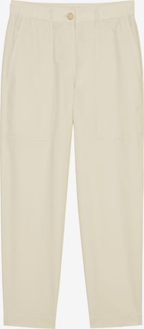 Marc O'Polo Loosefit Broek in Beige: voorkant