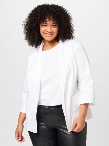 Persona by Marina Rinaldi Blazer 'CAPUA' in White: front