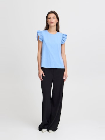 b.young - Camisa 'Rika' em azul