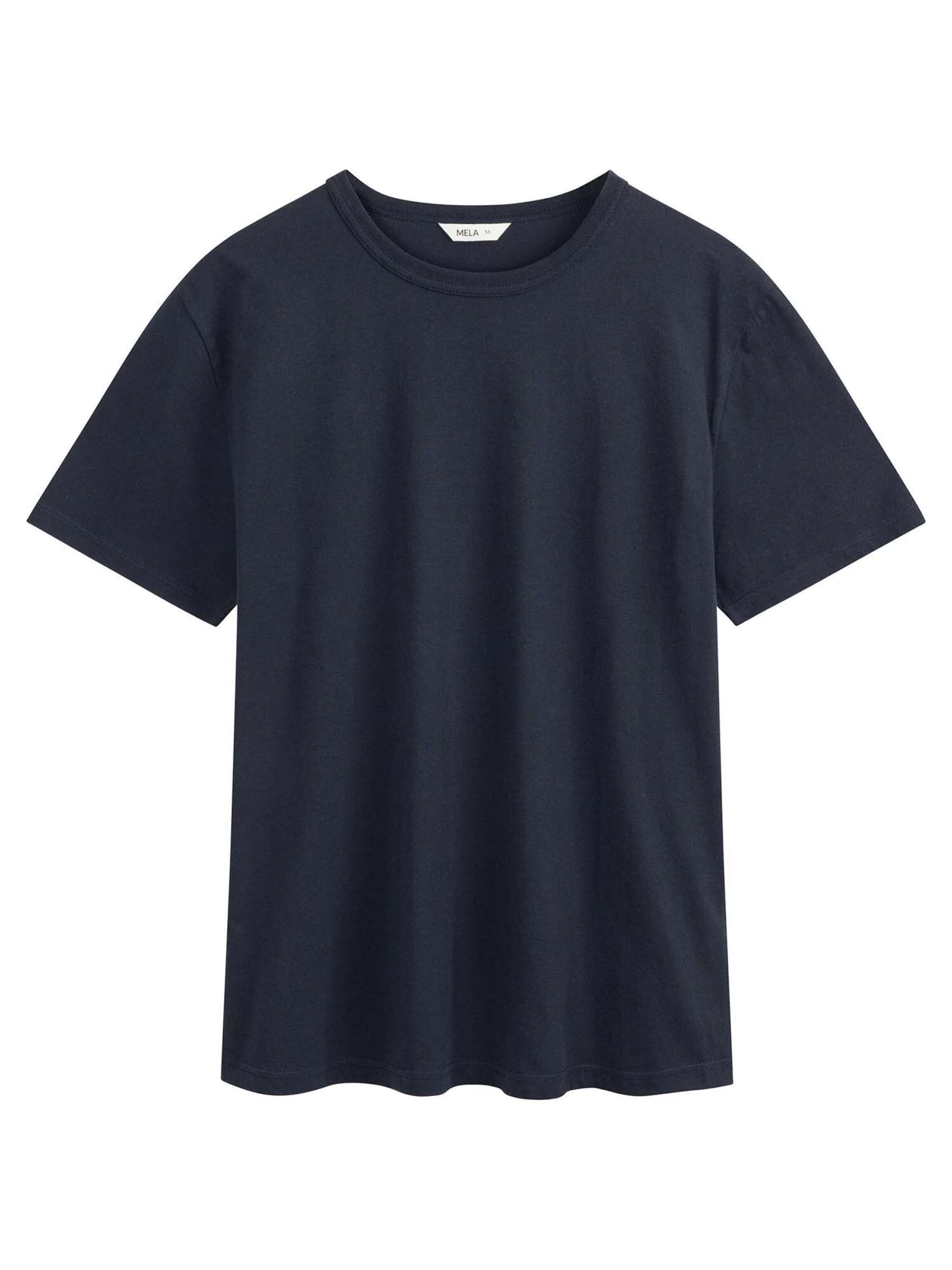 MELA T-shirt 'Izaan' i blå: framsida
