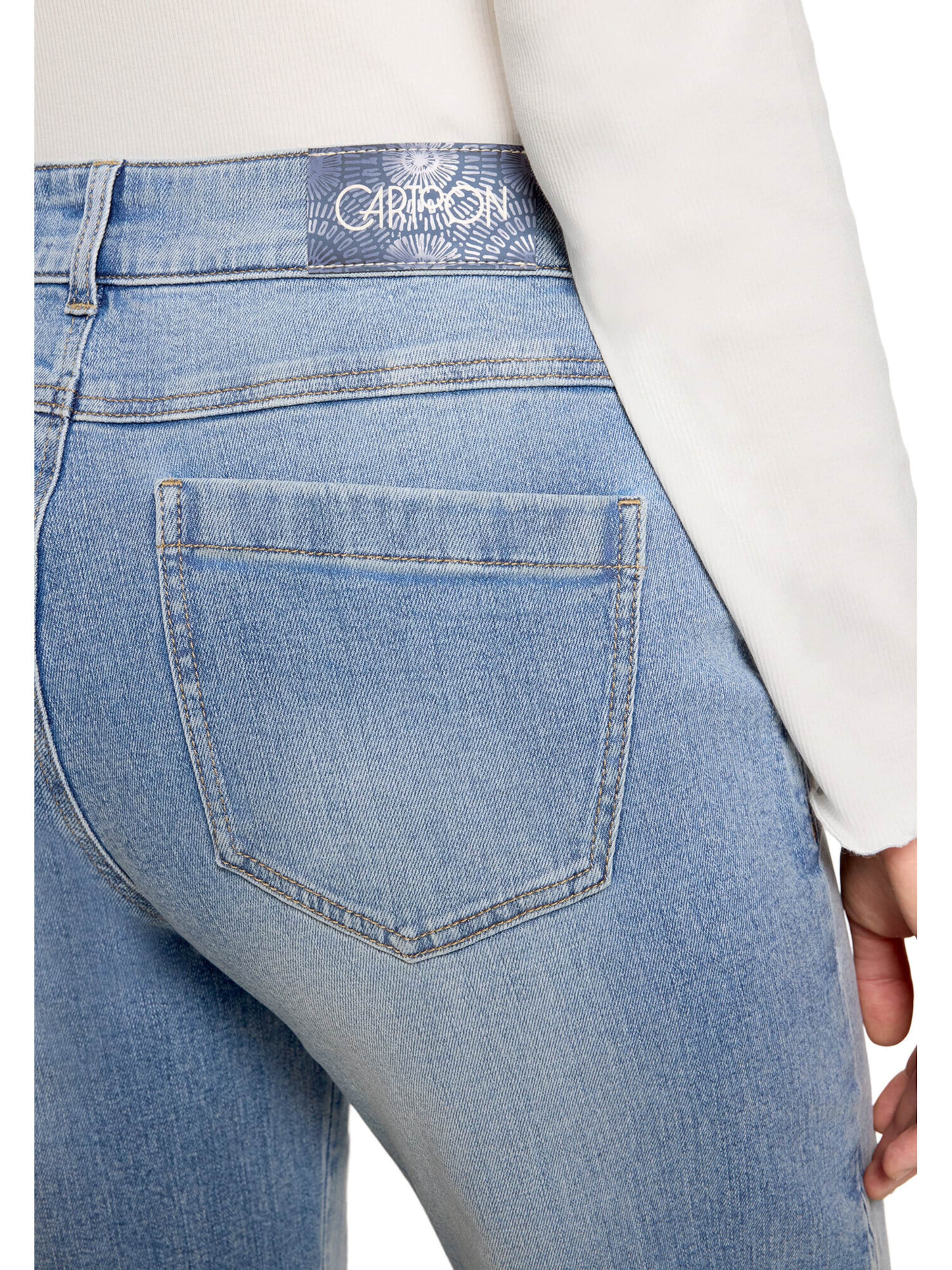 Regular Jean Cartoon en bleu