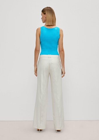 COMMA Wide leg Pantalon in Beige