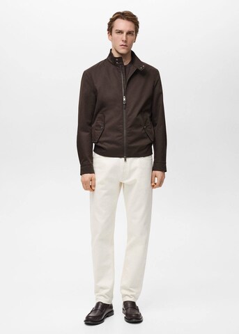 MANGO MAN Between-Season Jacket 'Talco' in Brown