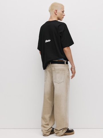 Pull&Bear Koszulka w kolorze czarny