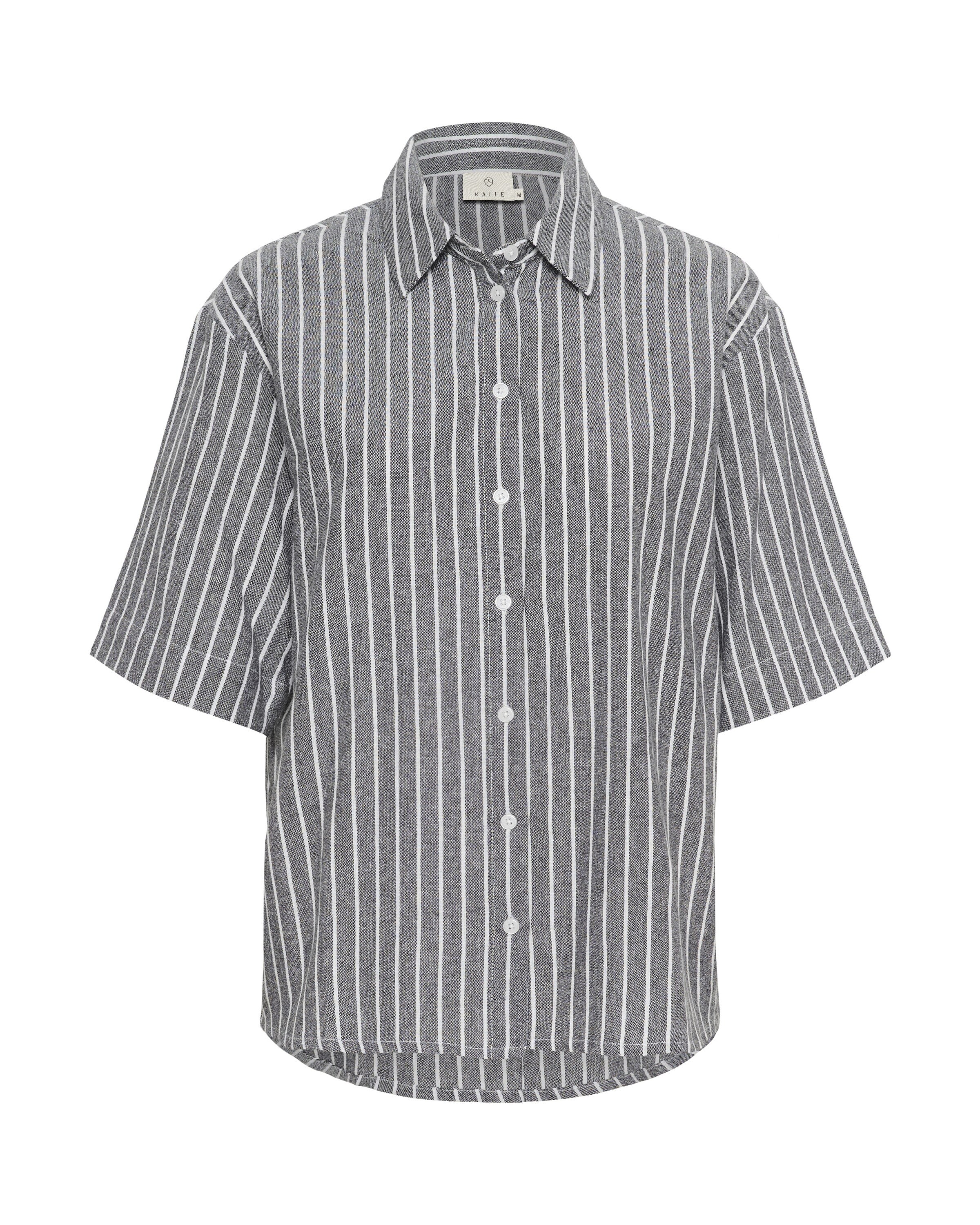 Kaffe Blouse 'KAMalena' in Zwart: voorkant