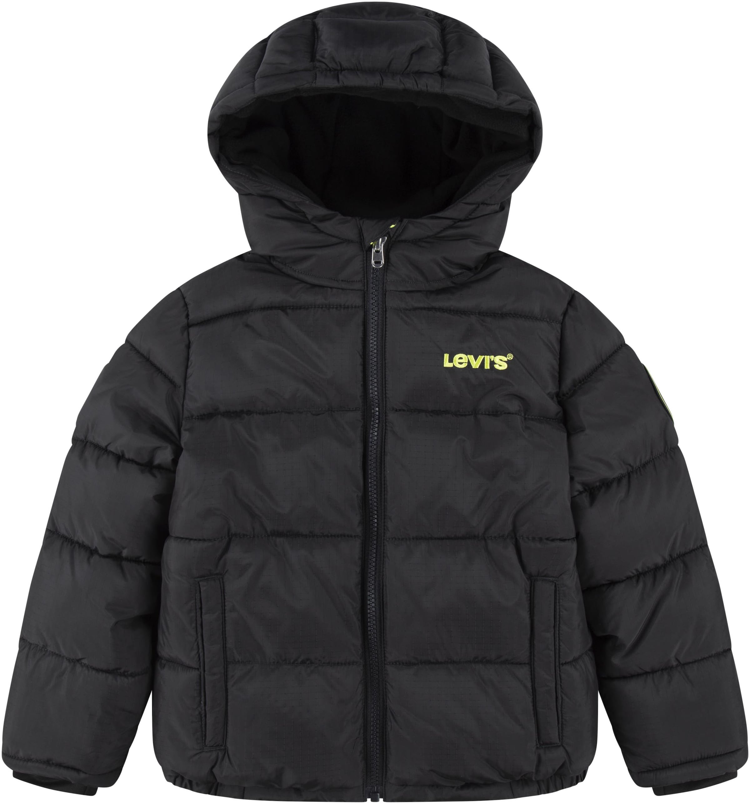 Levi's Kids Winter Jacket in Black: front