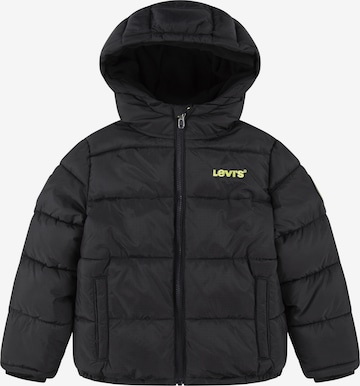 Levi's Kids Übergangsjacke in Schwarz: Vorderseite
