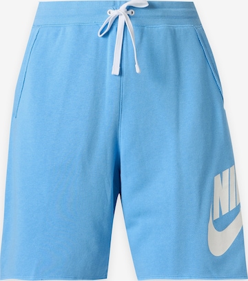 mėlyna Nike Sportswear Standartinis Kelnės 'CLUB ALUMNI': priekis