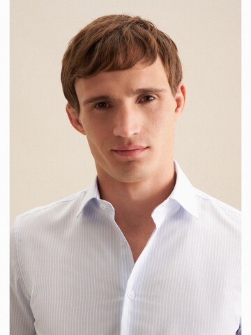 SEIDENSTICKER Slim Fit Hemd in Blau