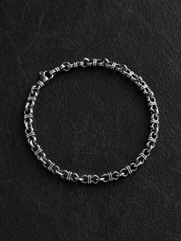 REYTEL Bracelet 'TAU' in Silver: front