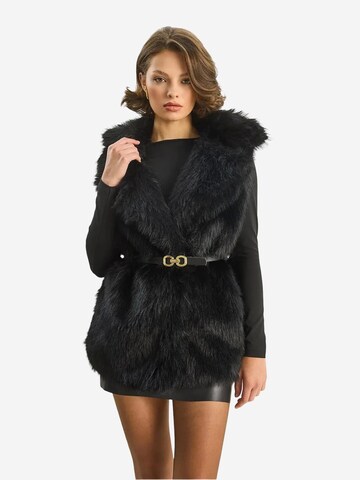 Bianco Lucci Bodywarmer in Zwart: voorkant