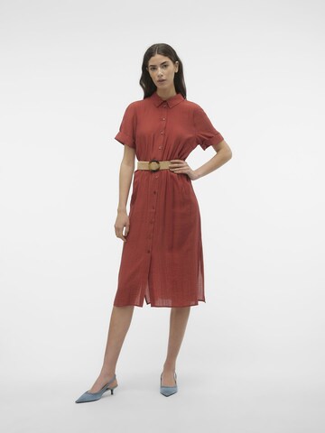 VERO MODA Jurk in Rood