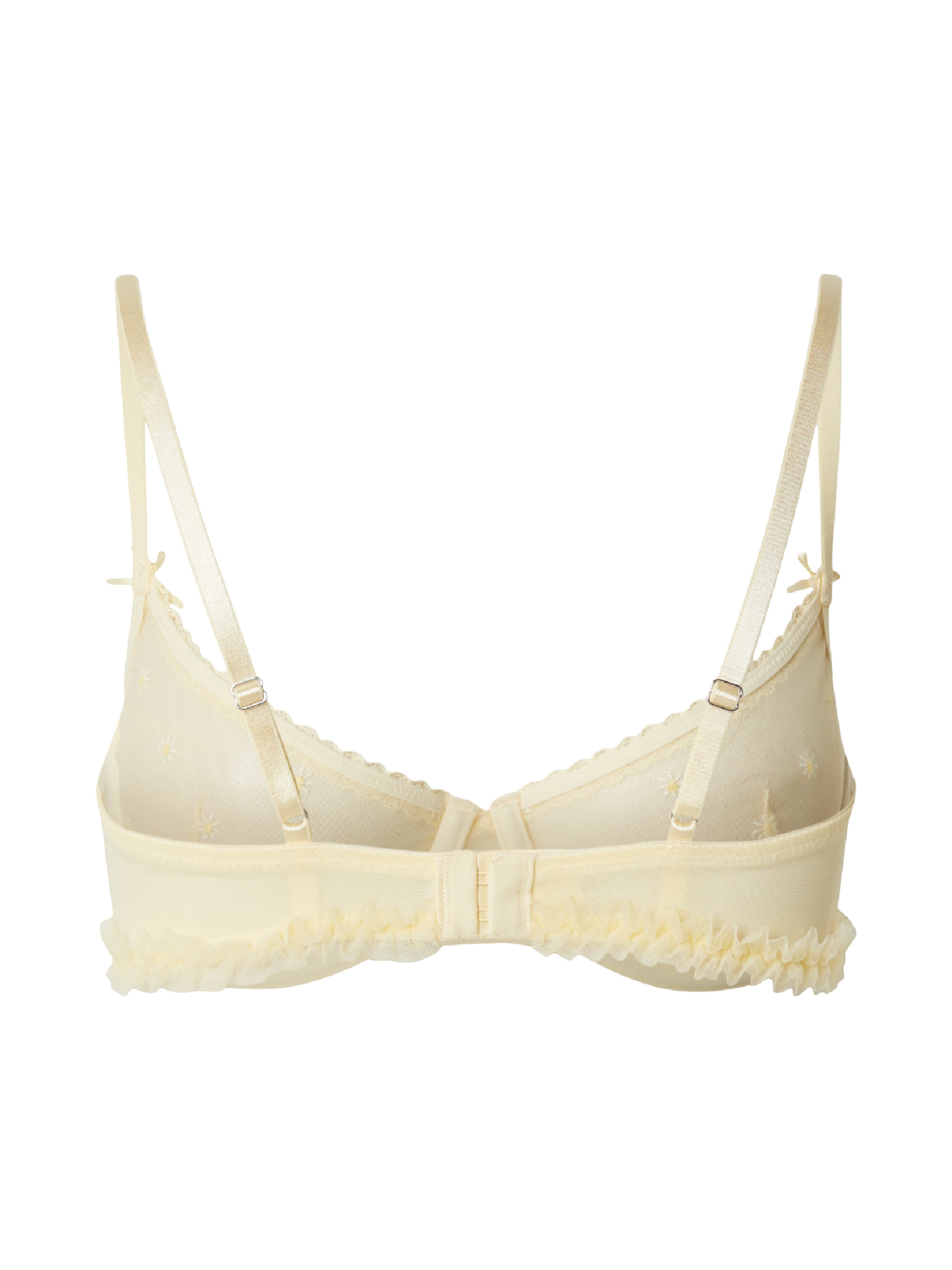 Hunkemöller T-shirt Bra 'Flora' in Yellow