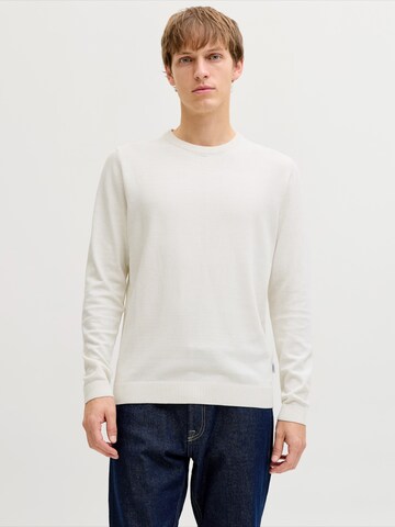 JJ Rebel Свитер 'JREBCALLUM' в Белый: спереди