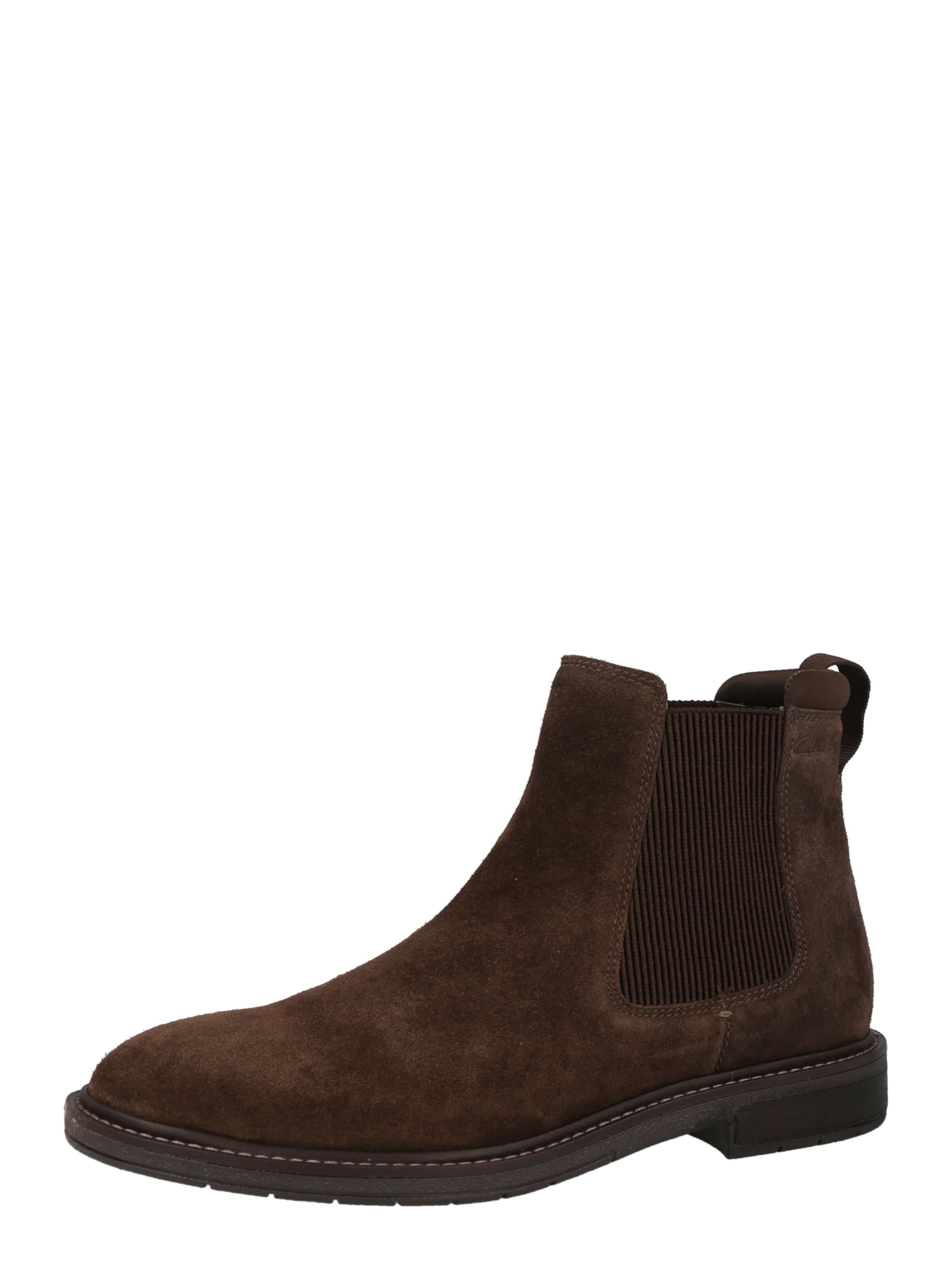 Men Boots | CLARKS Chelsea Boots 'Clarkdale Hall' in Dark Brown - YC67636