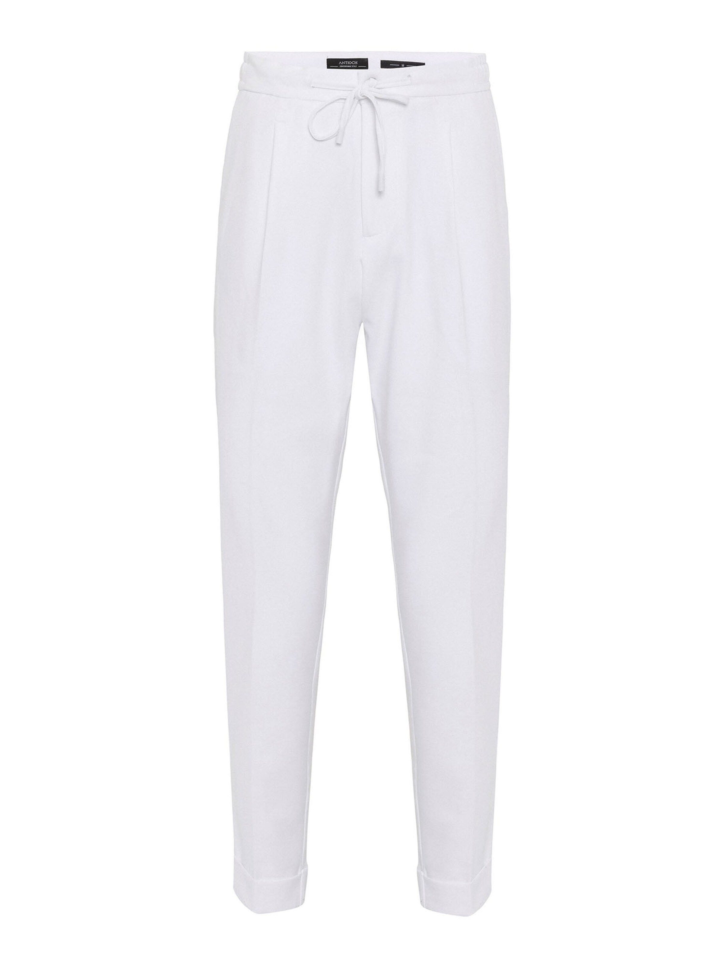 Antioch regular Παντελόνι πλισέ σε λευκό: μπροστά