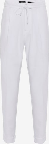 Regular Pantalon à pince Antioch en blanc : devant